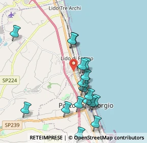 Mappa Via Ascoli Piceno, 63900 Lido di Fermo FM, Italia (2.2375)