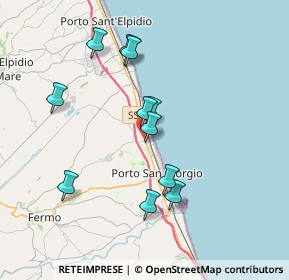 Mappa Via Ascoli Piceno, 63900 Lido di Fermo FM, Italia (3.50182)