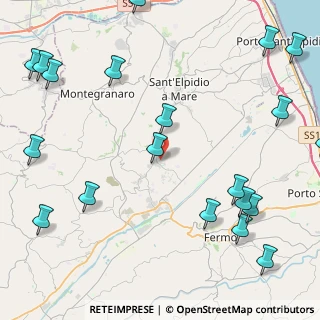 Mappa 63015 Monte Urano FM, Italia (6.415)