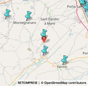 Mappa 63015 Monte Urano FM, Italia (7.10364)