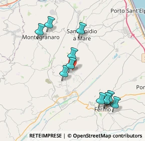 Mappa 63015 Monte Urano FM, Italia (4.08273)