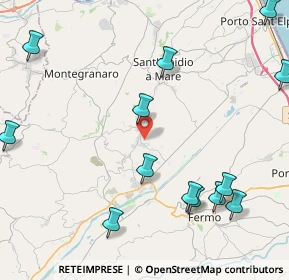 Mappa 63015 Monte Urano FM, Italia (5.84214)