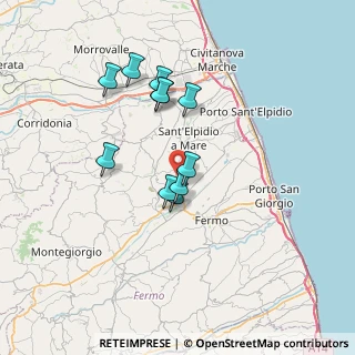 Mappa 63015 Monte Urano FM, Italia (6.12727)
