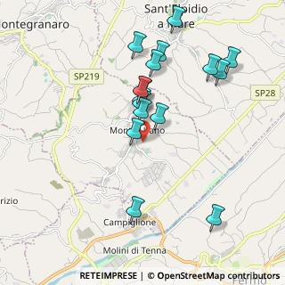 Mappa 63015 Monte Urano FM, Italia (1.94313)