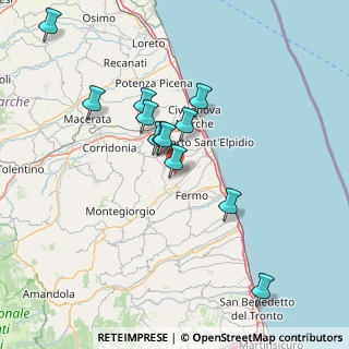 Mappa 63015 Monte Urano FM, Italia (13.66)