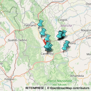 Mappa Località Torre del Parco, 62032 Camerino MC, Italia (9.7545)