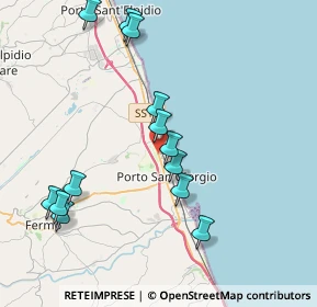 Mappa Borgo Andrea Costa, 63822 Porto San Giorgio FM, Italia (4.31615)