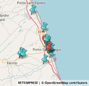 Mappa Borgo Andrea Costa, 63822 Porto San Giorgio FM, Italia (2.698)