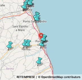 Mappa Borgo Andrea Costa, 63822 Porto San Giorgio FM, Italia (9.29813)