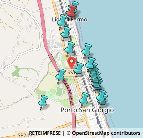 Mappa Borgo Andrea Costa, 63822 Porto San Giorgio FM, Italia (0.8915)