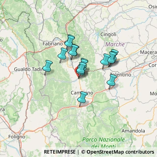 Mappa Località Torre del Parco, 62022 Castelraimondo MC, Italia (10.0775)