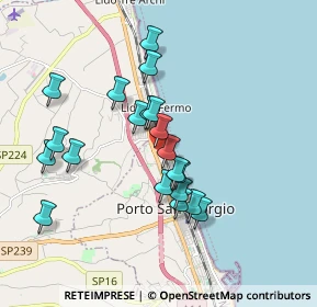Mappa Via Regioni, 63822 Porto San Giorgio FM, Italia (1.7)