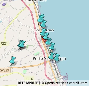 Mappa Via Regioni, 63822 Porto San Giorgio FM, Italia (1.55)