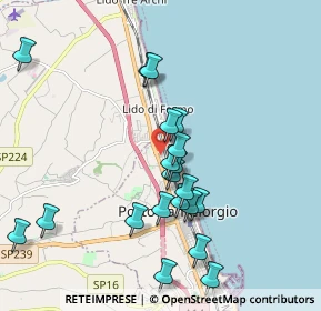 Mappa Via Regioni, 63822 Porto San Giorgio FM, Italia (2.0055)