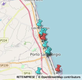 Mappa Via Regioni, 63822 Porto San Giorgio FM, Italia (1.41636)