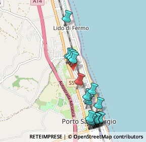 Mappa Via Regioni, 63822 Porto San Giorgio FM, Italia (1.177)