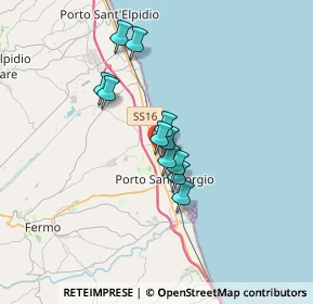 Mappa Via Regioni, 63822 Porto San Giorgio FM, Italia (2.49727)