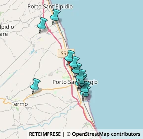 Mappa Via Regioni, 63822 Porto San Giorgio FM, Italia (2.83667)