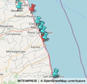 Mappa Via Regioni, 63822 Porto San Giorgio FM, Italia (16.17083)