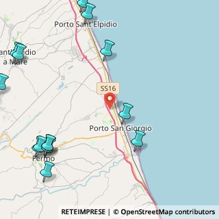 Mappa Via L. Einaudi, 63822 Porto San Giorgio FM, Italia (6.65429)