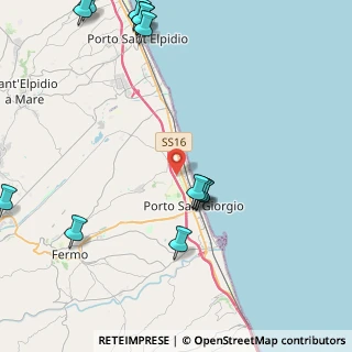 Mappa Via L. Einaudi, 63822 Porto San Giorgio FM, Italia (5.78231)