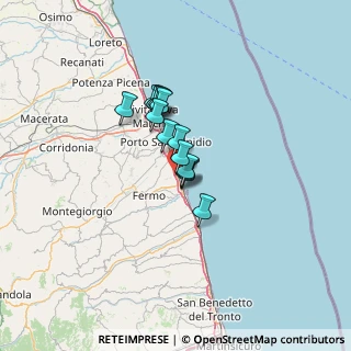 Mappa Via L. Einaudi, 63822 Porto San Giorgio FM, Italia (8.15643)