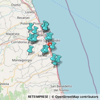 Mappa Via L. Einaudi, 63822 Porto San Giorgio FM, Italia (11.3)