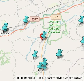 Mappa Via della Rocca, 62010 Urbisaglia MC, Italia (6.06688)