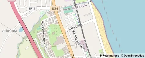 Mappa Porto San Giorgio