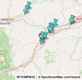 Mappa Case San Martino, 62029 Tolentino MC, Italia (3.33909)