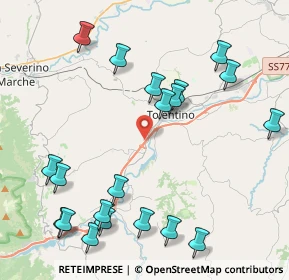 Mappa Case San Martino, 62029 Tolentino MC, Italia (5.172)