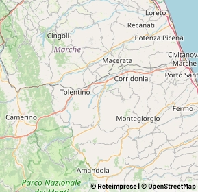 Mappa 62010 Urbisaglia MC, Italia (16.498)