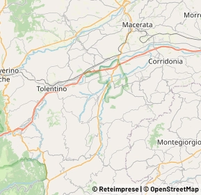 Mappa 62010 Urbisaglia MC, Italia (11.054)