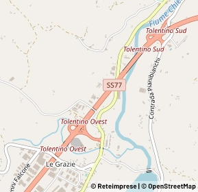 Mappa Strada Statale 77, 62029 Tolentino MC, Italia (0.43462)