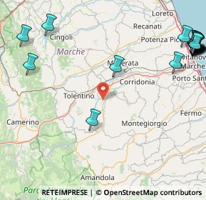 Mappa SP 83, 62010 Urbisaglia MC, Italia (27.837)