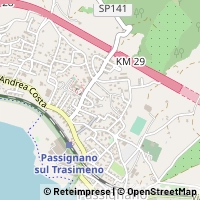 지도 Passignano sul Trasimeno