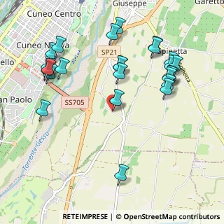 Mappa Via Tetto cordero, 12100 Cuneo CN, Italia (1.18)