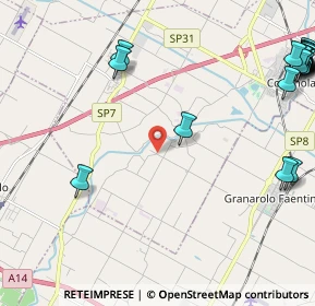 Mappa Via Madrane, 48033 Cotignola RA, Italia (3.4435)