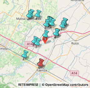 Mappa Via Madrane, 48032 San Severo RA, Italia (6.632)