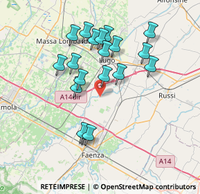 Mappa Via Madrane, 48033 Cotignola RA, Italia (6.85789)