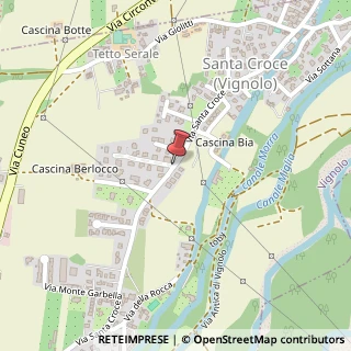 Mappa Via Santa Croce,  25, 12010 Vignolo, Cuneo (Piemonte)