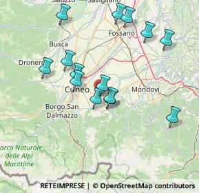 Mappa Via Vecchia di Cuneo, 12081 Beinette CN, Italia (14.77357)