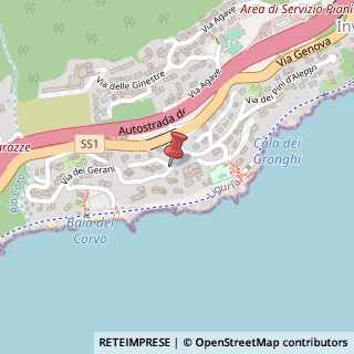 Mappa Via delle Mimose, 5, 17019 Varazze, Savona (Liguria)