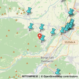 Mappa Via Don Giuseppe Macagno, 12010 Vignolo CN, Italia (6.13167)