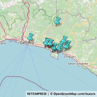 Mappa Via, 16036 Recco GE, Italia (7.33846)