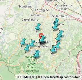 Mappa Via Maria Montessori, 41026 Pavullo nel Frignano MO, Italia (10.932)