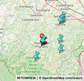 Mappa Via Maria Montessori, 41026 Pavullo nel Frignano MO, Italia (11.01091)