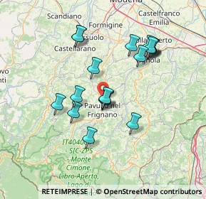Mappa Via Maria Montessori, 41026 Pavullo nel Frignano MO, Italia (13.42833)