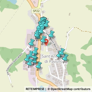 Mappa Via Maria Montessori, 41026 Pavullo nel Frignano MO, Italia (0.20714)