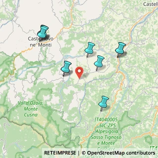Mappa Via Ca Bagnoli di Sotto, 42010 Toano RE, Italia (8.39182)